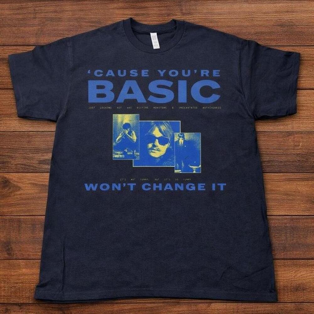 Black T-Shirt Djo Basic Being Basic Graphic Tee